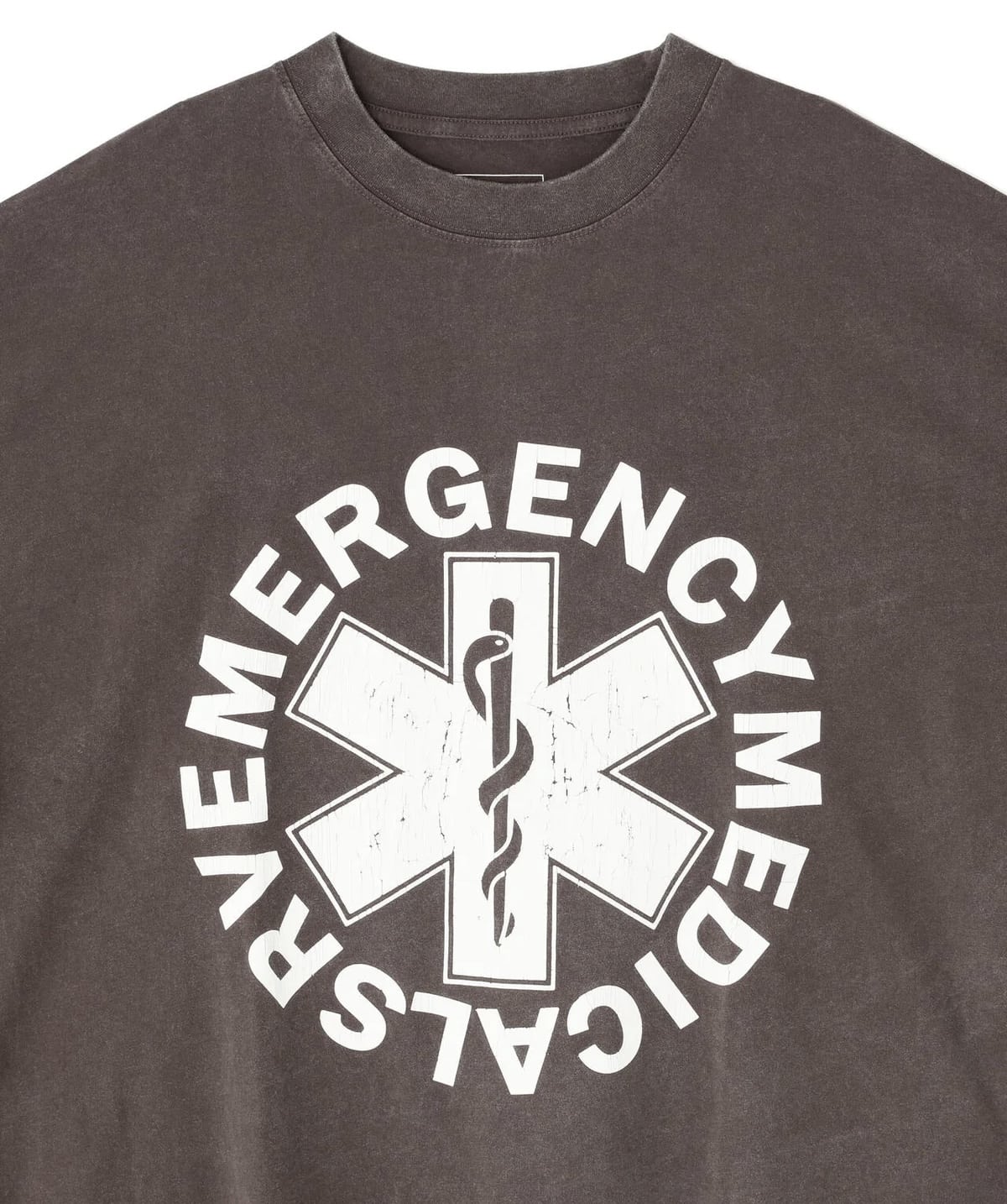 Danke Schon 26ss "Overdye L/S Tee" Fdny Black M