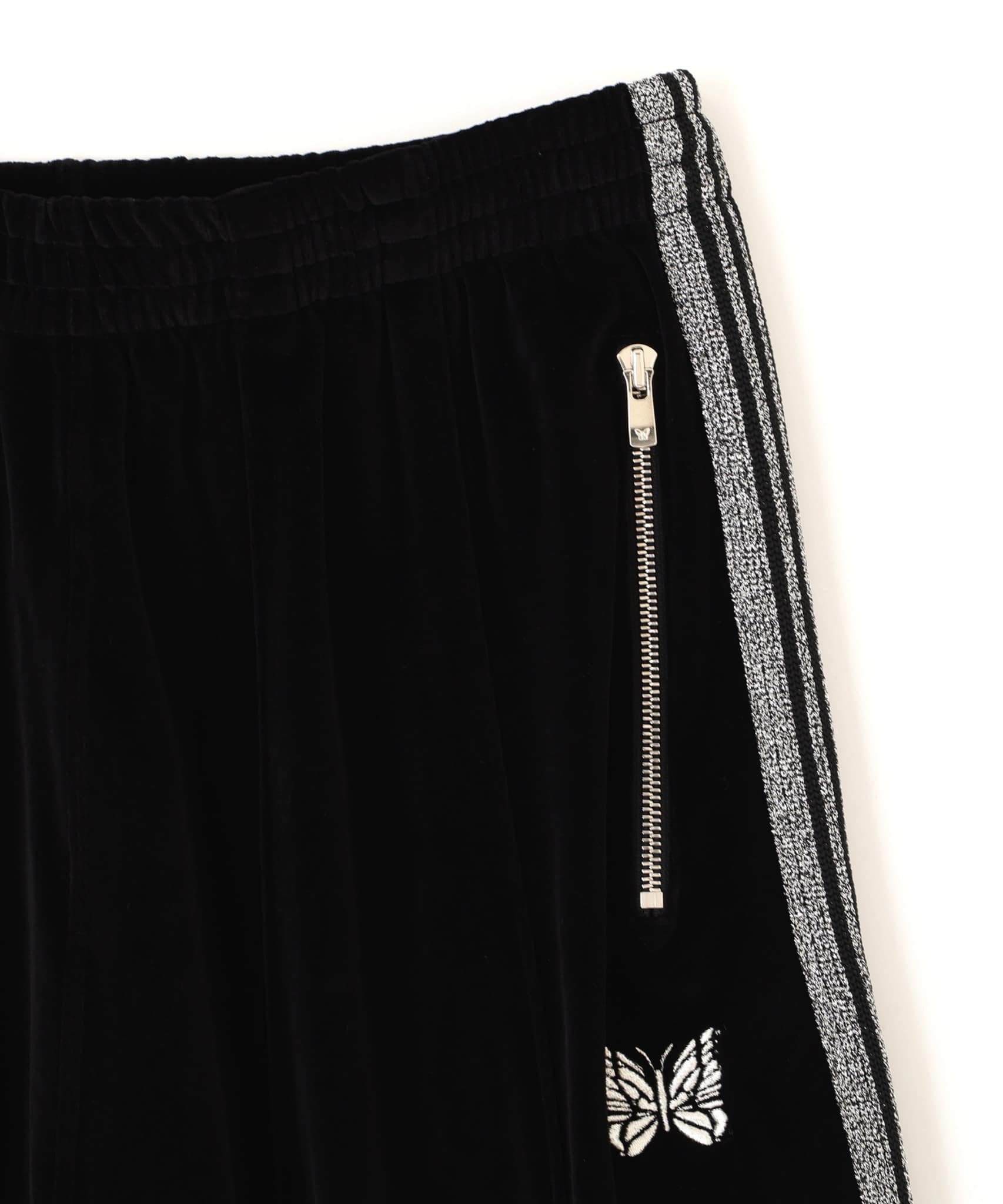 Needles 26ss "Exclusive H.D. Track Pant - C/PE Velour" Black Black XS