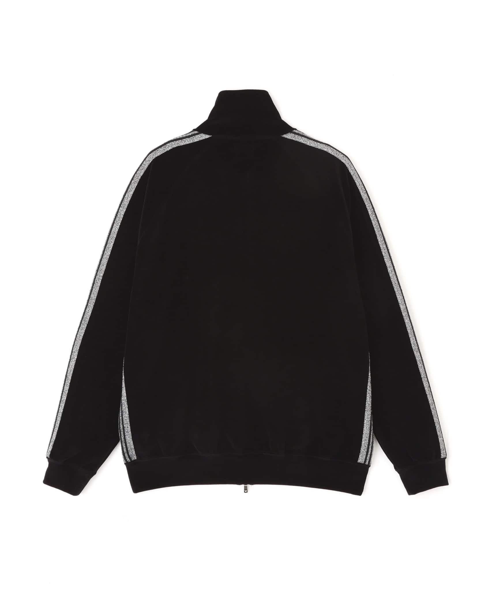 Needles 26ss "Exclusive Track Jacket - C/PE Velour" Black Black S