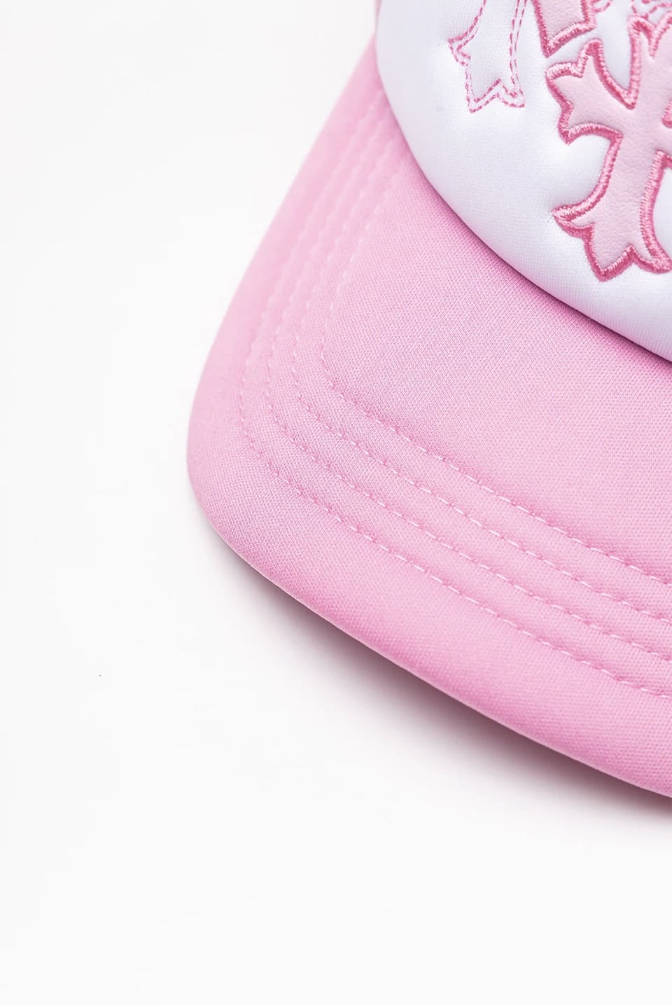 SUPPLIER 26ss "Multiple Cross Mesh Cap" Pink Pink One Size