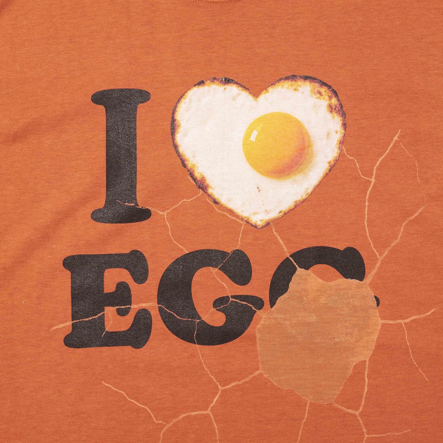 doublet 26ss "I LOVE EGG T-SHIRT" Brown Brown M