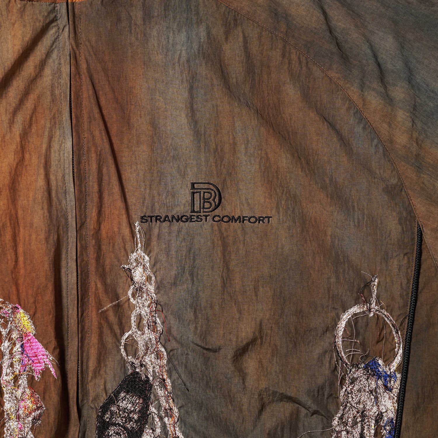 doublet 26ss "EMBROIDERED CHAIN TRACK JACKET" Brown Brown S