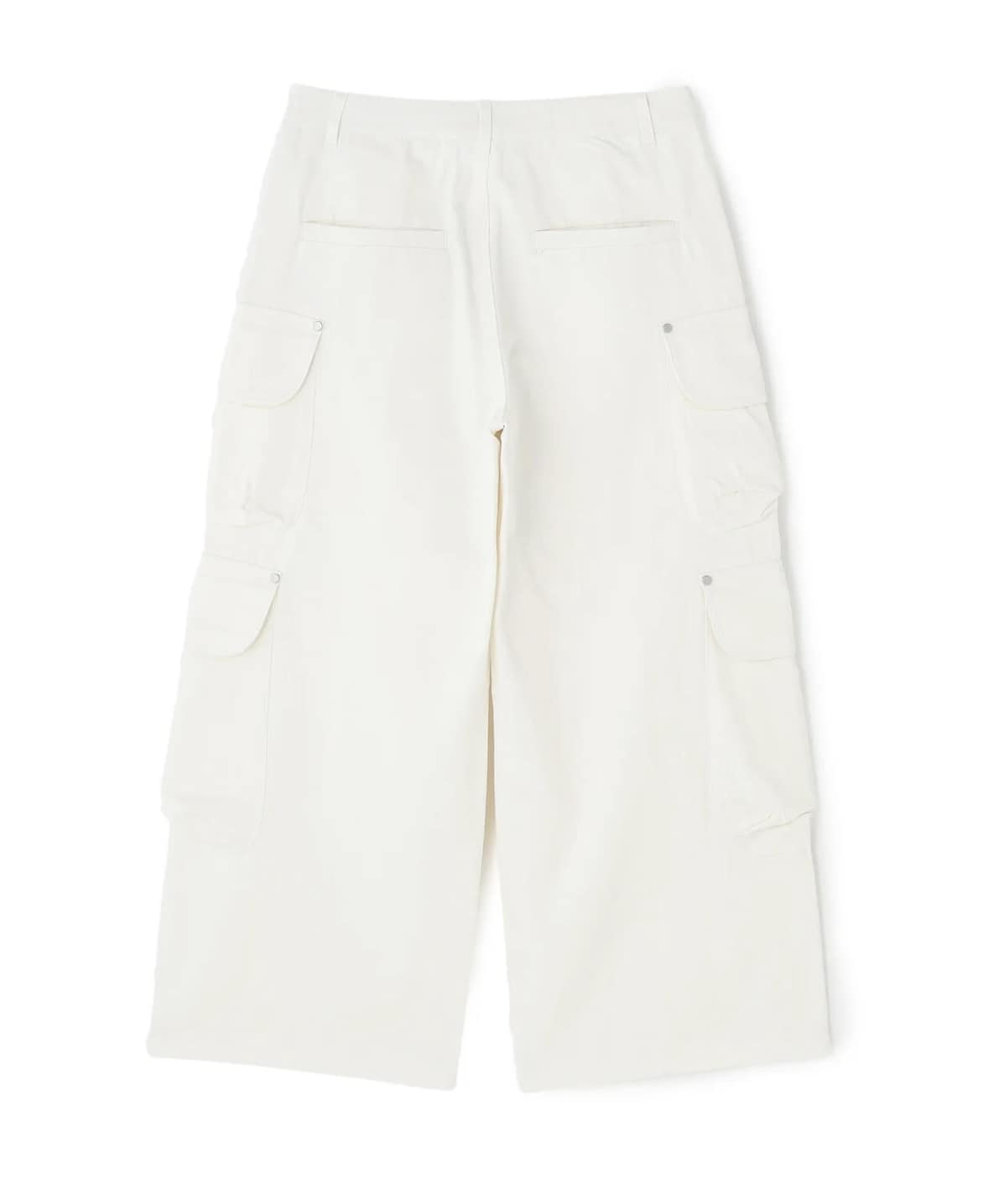 Danke Schon 26ss "10oz Katuragi W-Cargo Pants" White White S