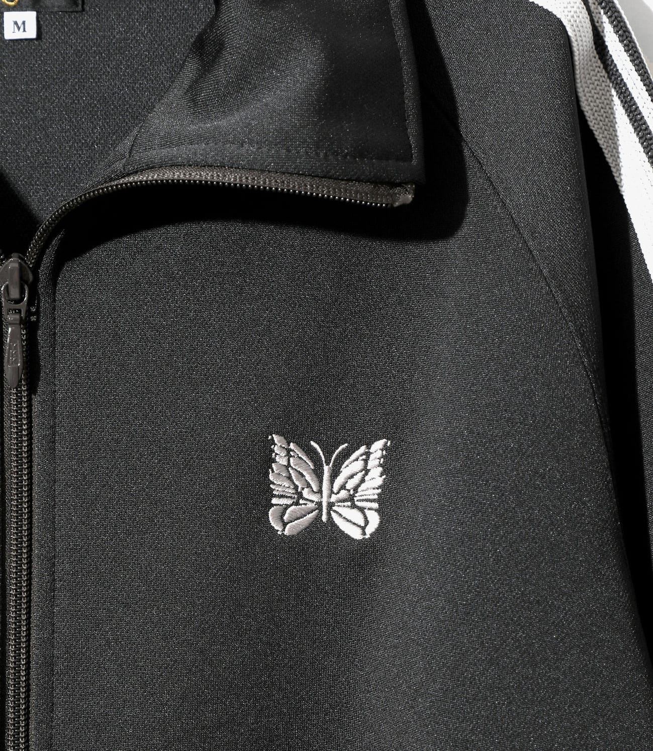 Needles 26ss "Track Jacket - Poly Smooth" Charcoal Charcoal S