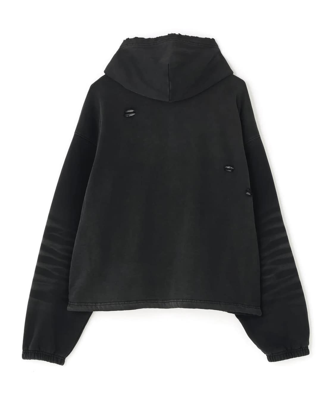 Danke Schon 26ss "SULFUR SWEAT THERMAL ZIP HOODIE" Black Black S