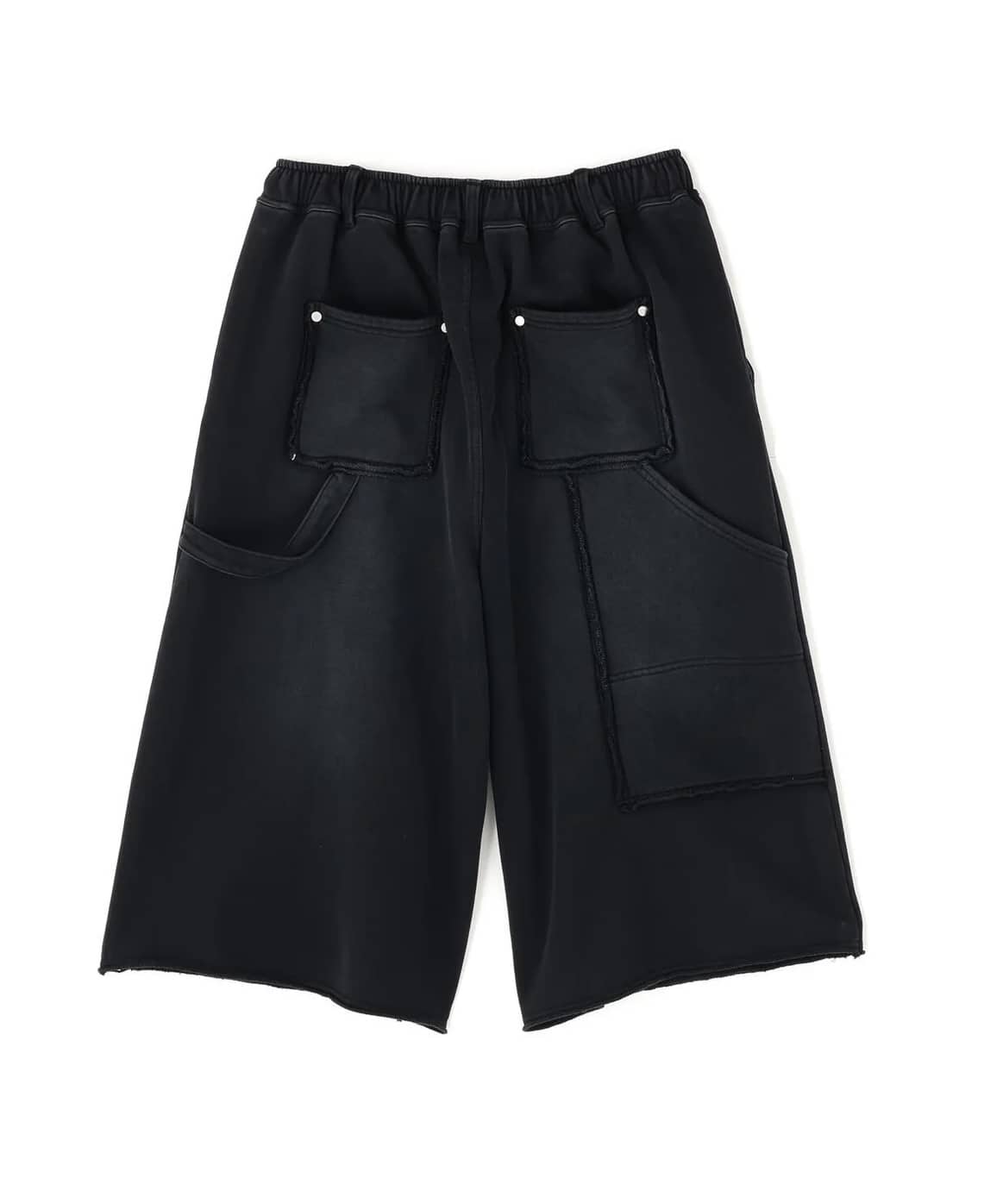 Danke Schon 26ss "SULFUR SWEAT W-KNEE SHORTS" Black Black S