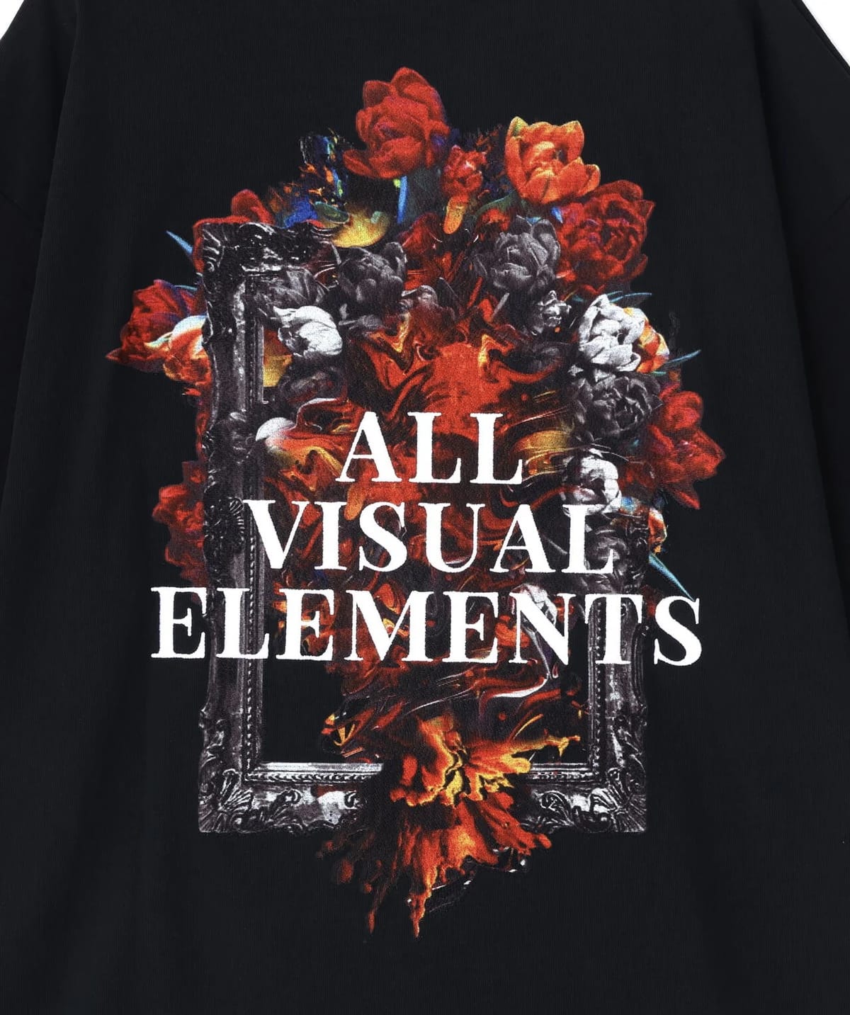 A4A 26ss "Rose S/S Tee" Black Black M