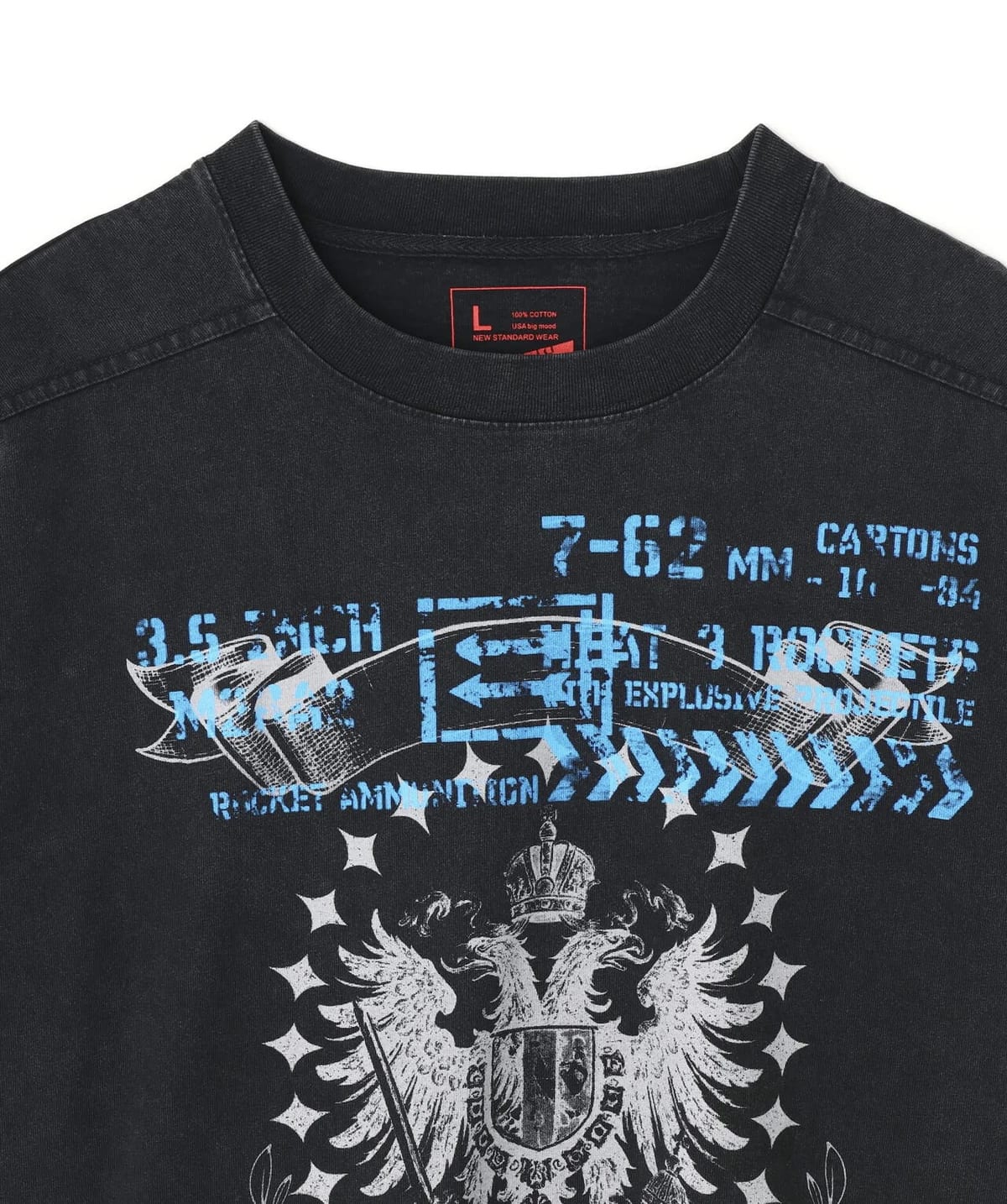 Danke Schon 26ss "Chemical S/S Tee Cicada" Black M