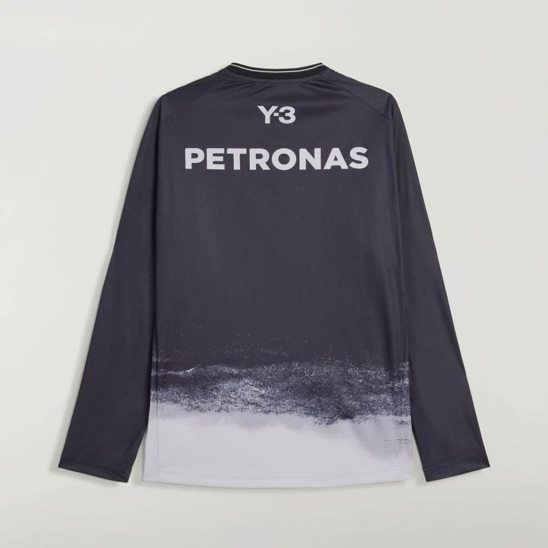 Y-3 MERCEDES - AMG PETRONAS FORMULA 1 TEAM 26ss "Mechanics L/S Jersey" Black S