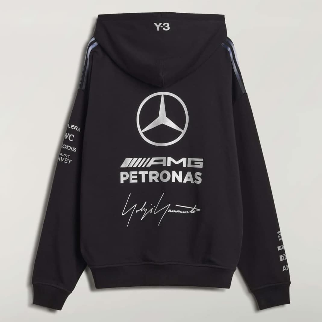 Y-3 MERCEDES - AMG PETRONAS FORMULA 1 TEAM 26ss "Hoodie" Black S