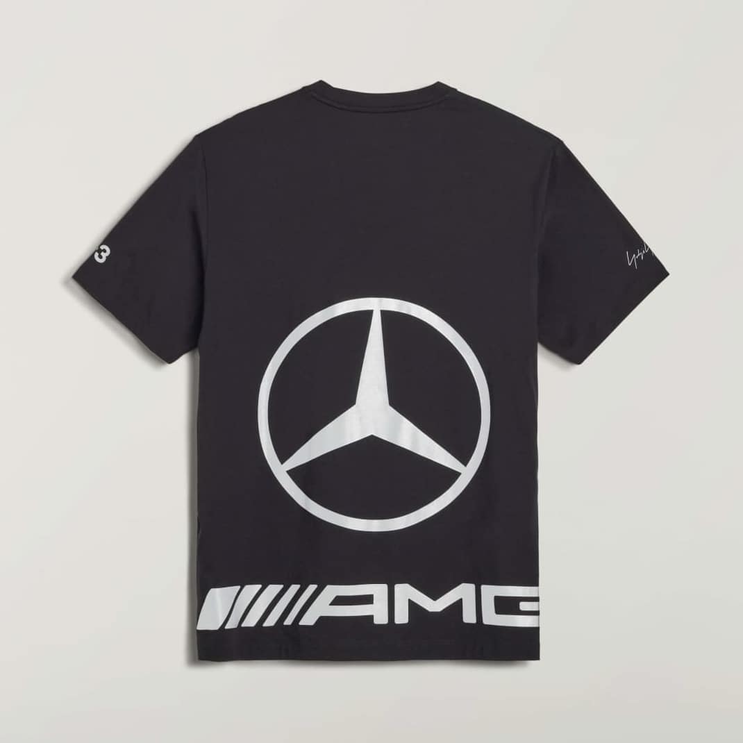 Y-3 MERCEDES - AMG PETRONAS FORMULA 1 TEAM 26ss "Star Logo S/S Tee" Black XS