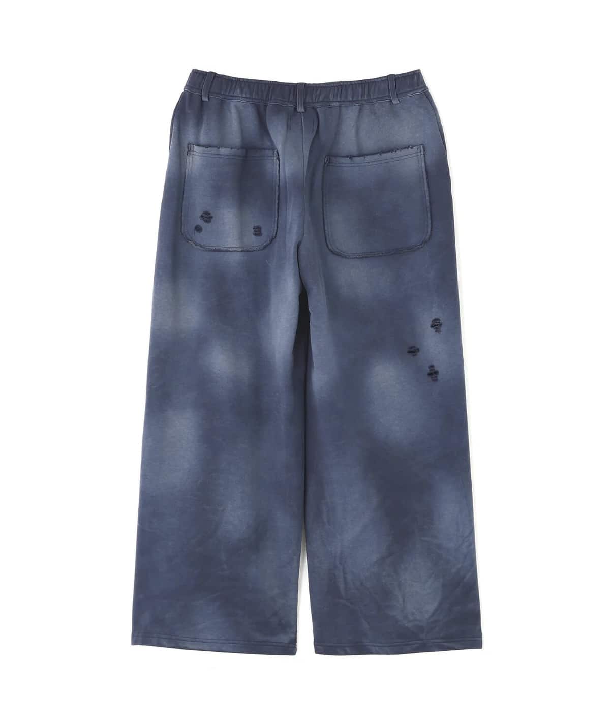 Danke Schon 26ss "Studs Sweat Baggy Pants" Navy Navy S