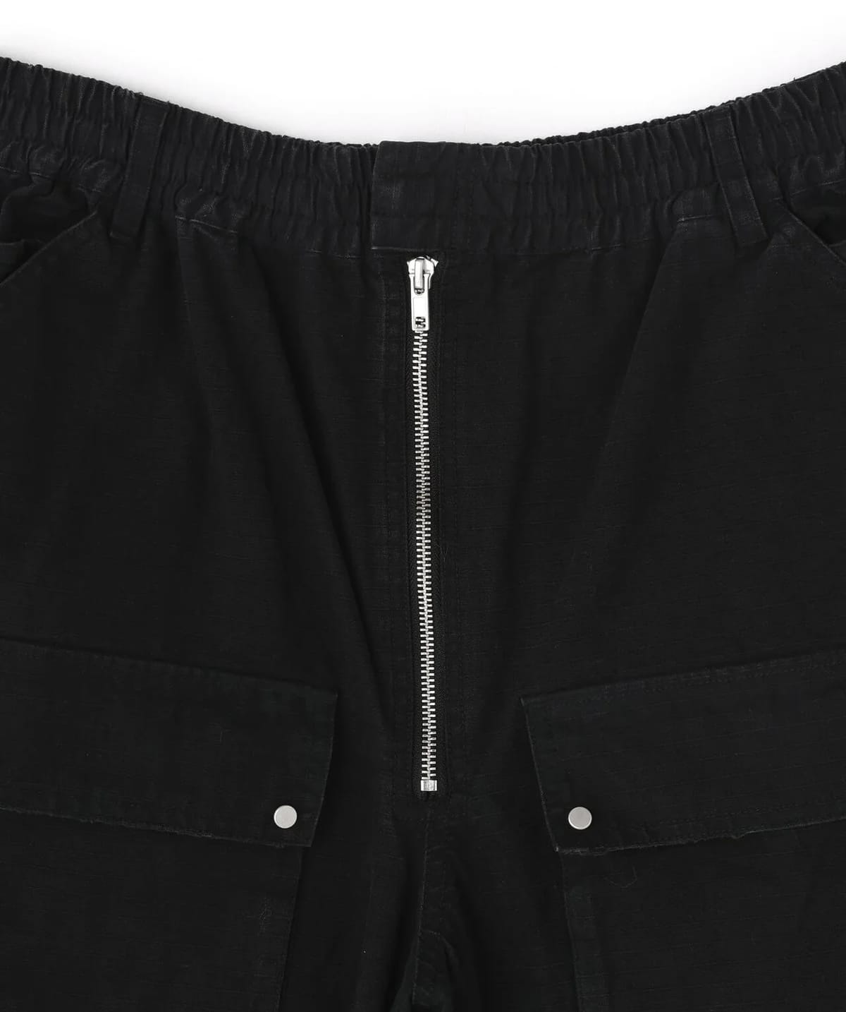 Danke Schon 26ss "Ripstop W-Cargo Shorts" Black Black M