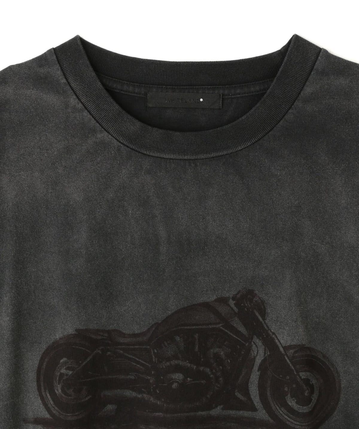 WHITELAND 26ss "Motorcycle Tee" Black One Size