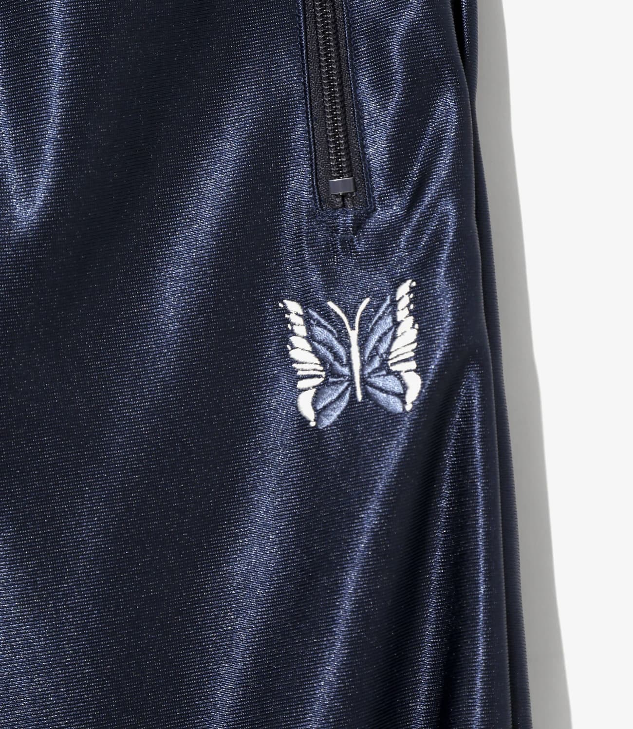 Needles 26ss "Track Pant - Tricot Sateen" Navy Navy XS