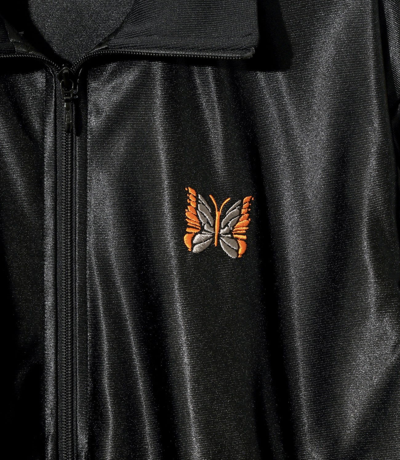 Needles 26ss "Track Jacket - Tricot Sateen" Black Black M