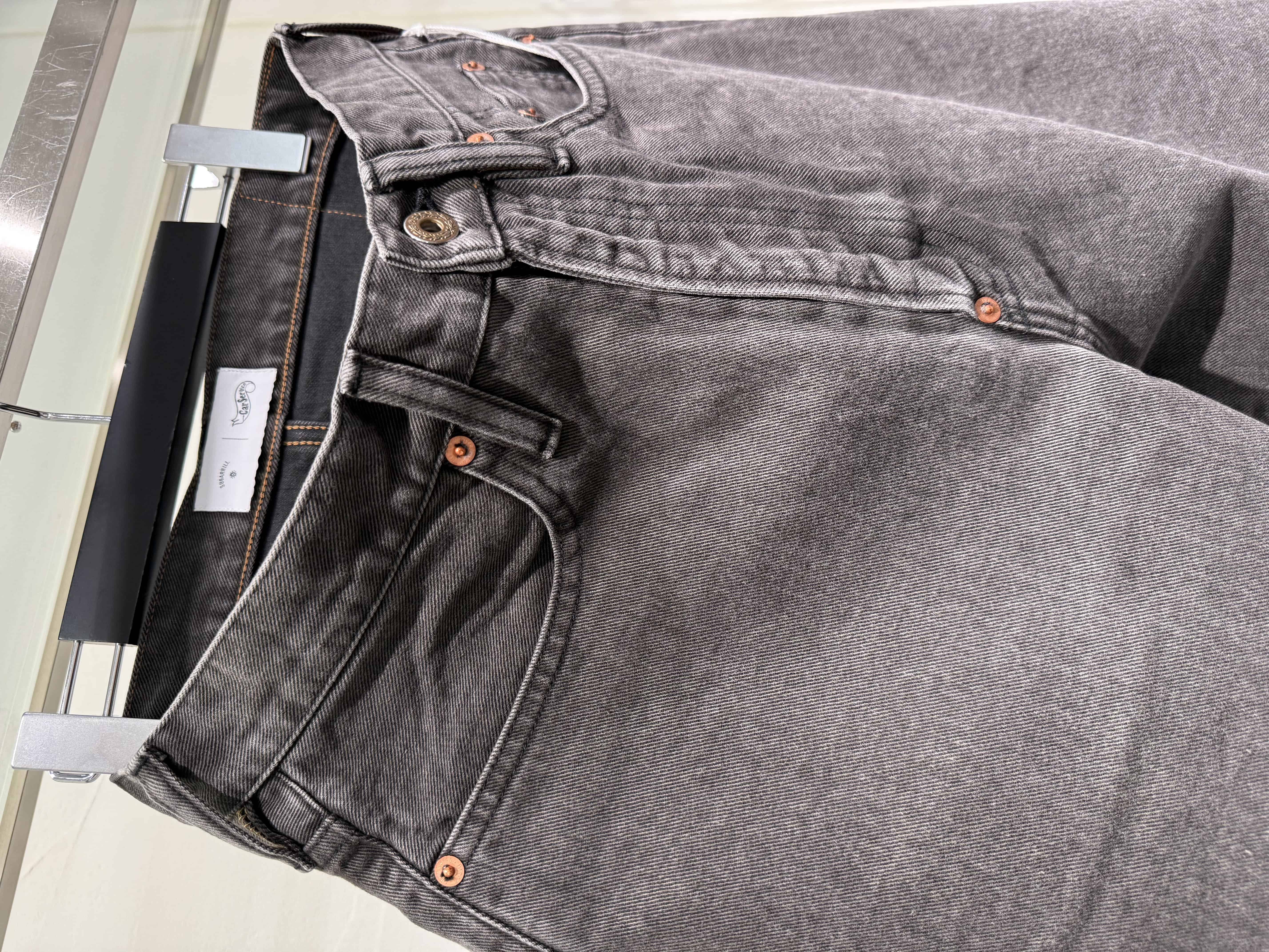 SUGARHILL × Car Service 26ss "Modern Denim Buggy S Cut" Black 30