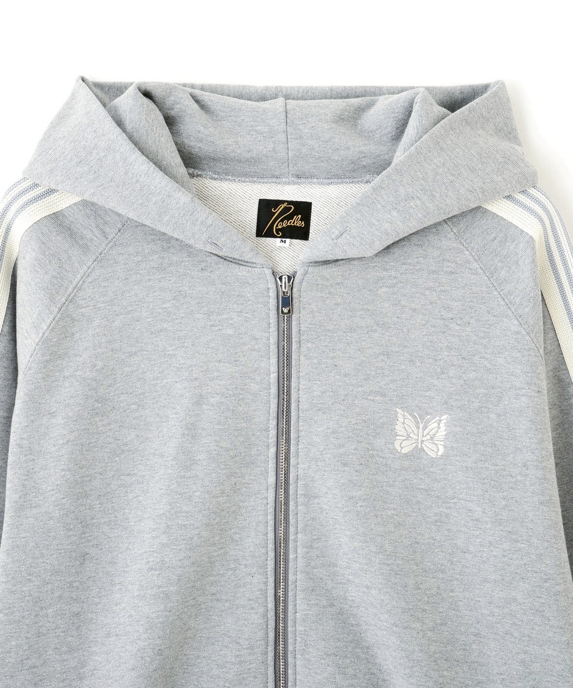 【先行予約 6月6日発売予定】Needles 26aw "Exclusive Zip Track Hoody - Cotton Jersey" Grey Grey S