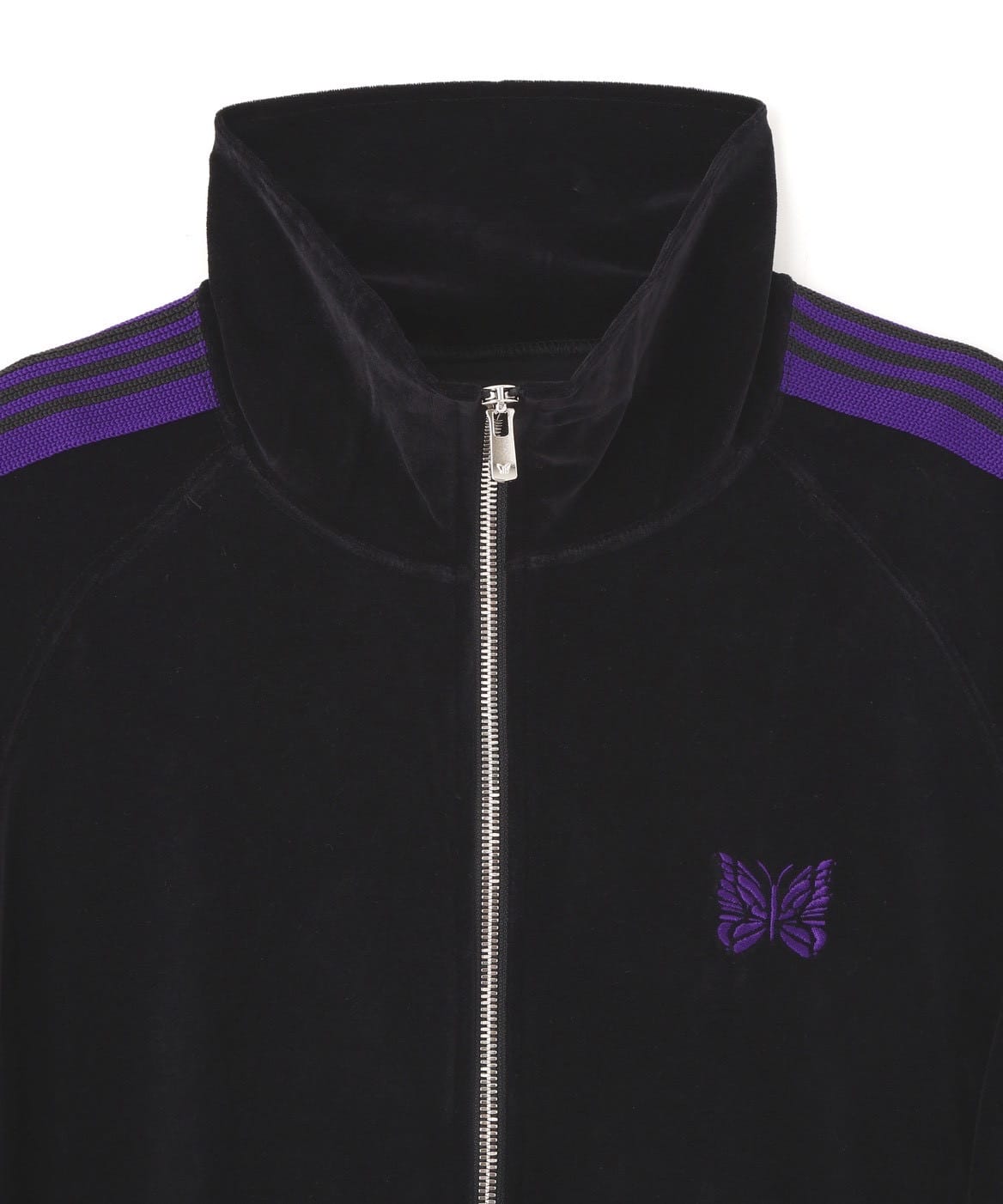 【先行予約 6月6日発売予定】Needles 26aw "Exclusive Track Jacket - C/PE Velour" Black Black S