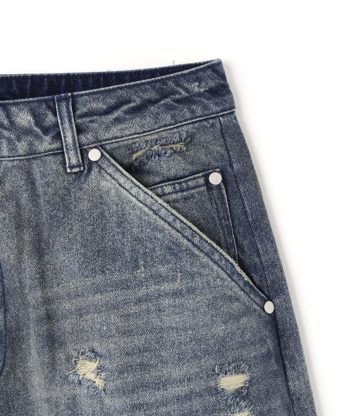 Danke Schon 26ss "12oz Baggy Jeans" Dirt Indigo S