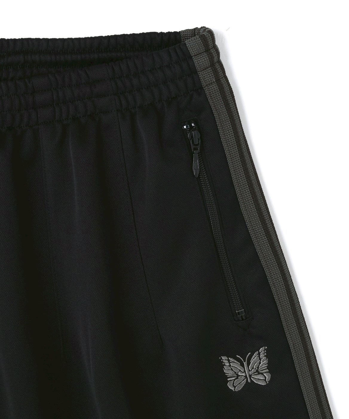 Needles 26aw "Exclusive H.D Track Short - Poly Smooth" Black/Charcoal Black/Charcoal XS