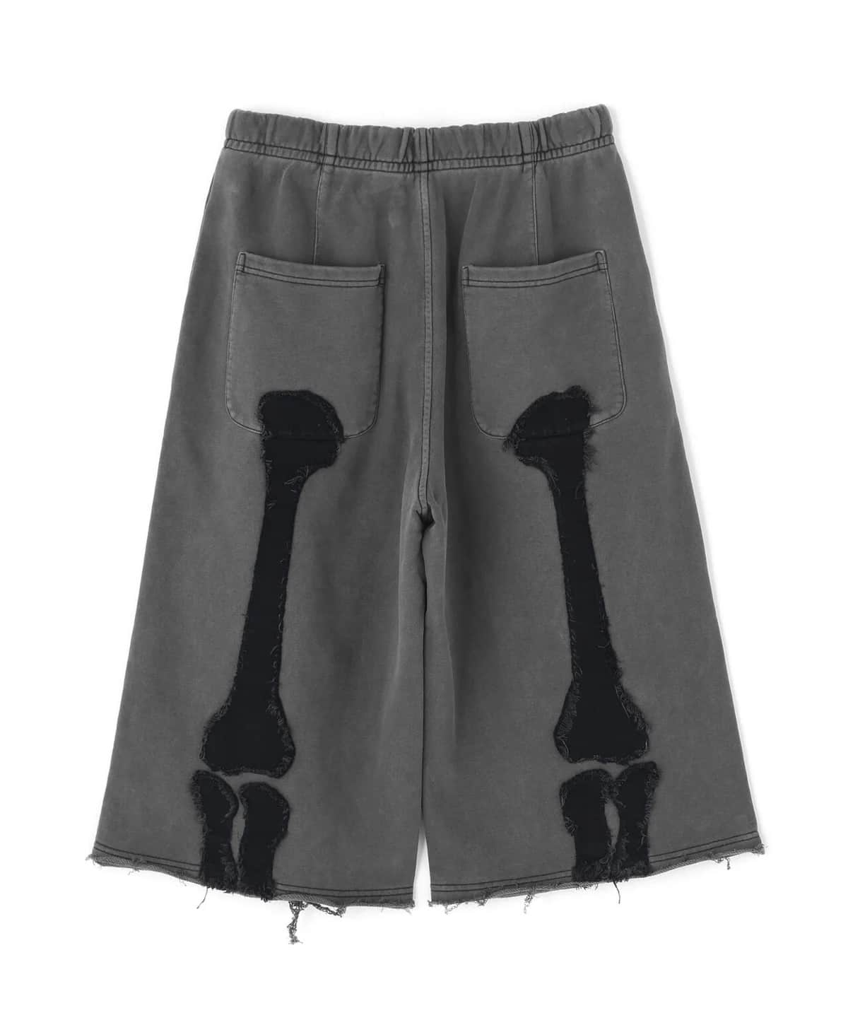 VANSON 26aw "裏毛 8部丈 Sweat Shorts" Black Black S