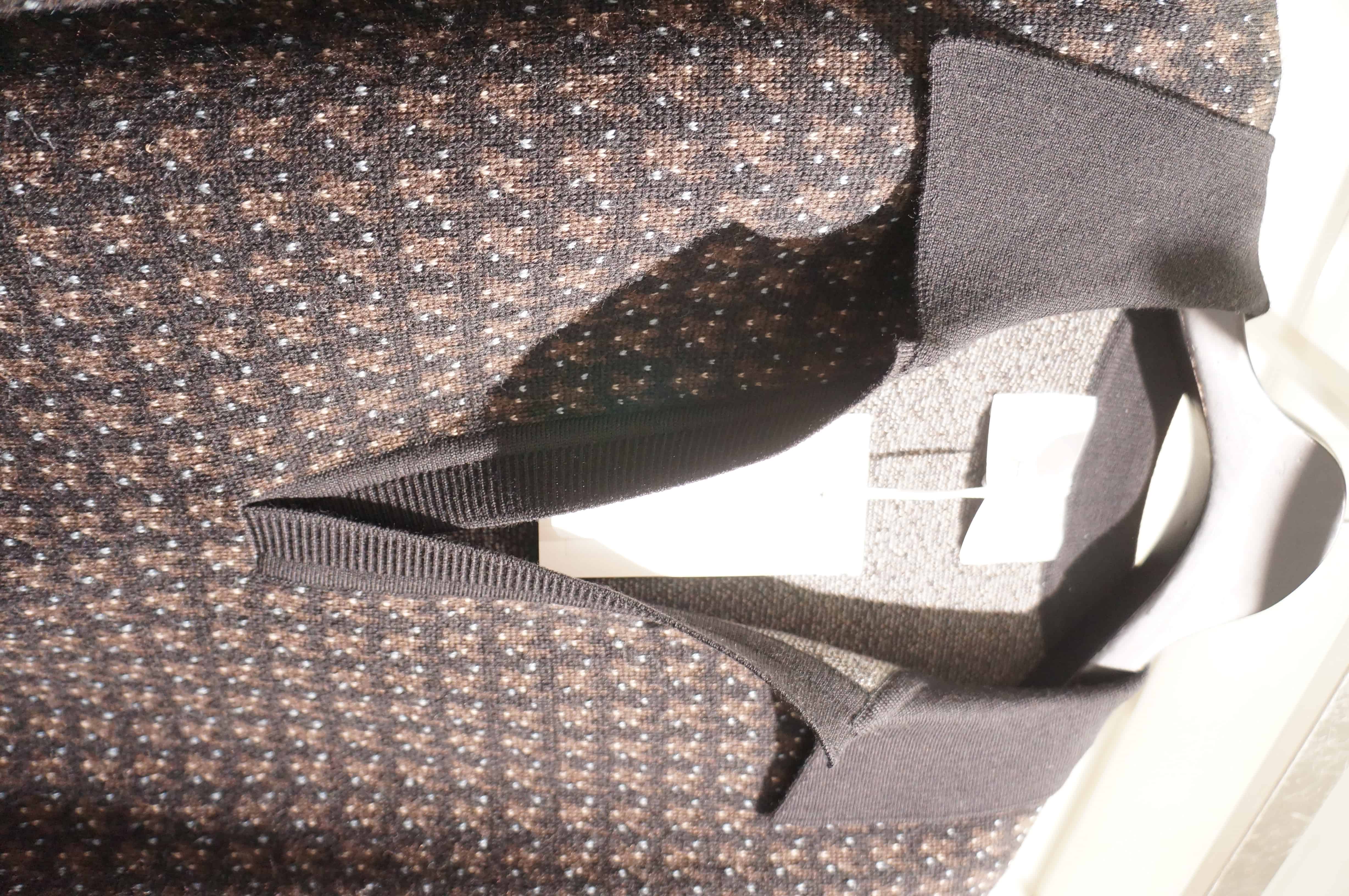SUGARHILL 26aw "Jacquard Knit Polo" Black Black 1