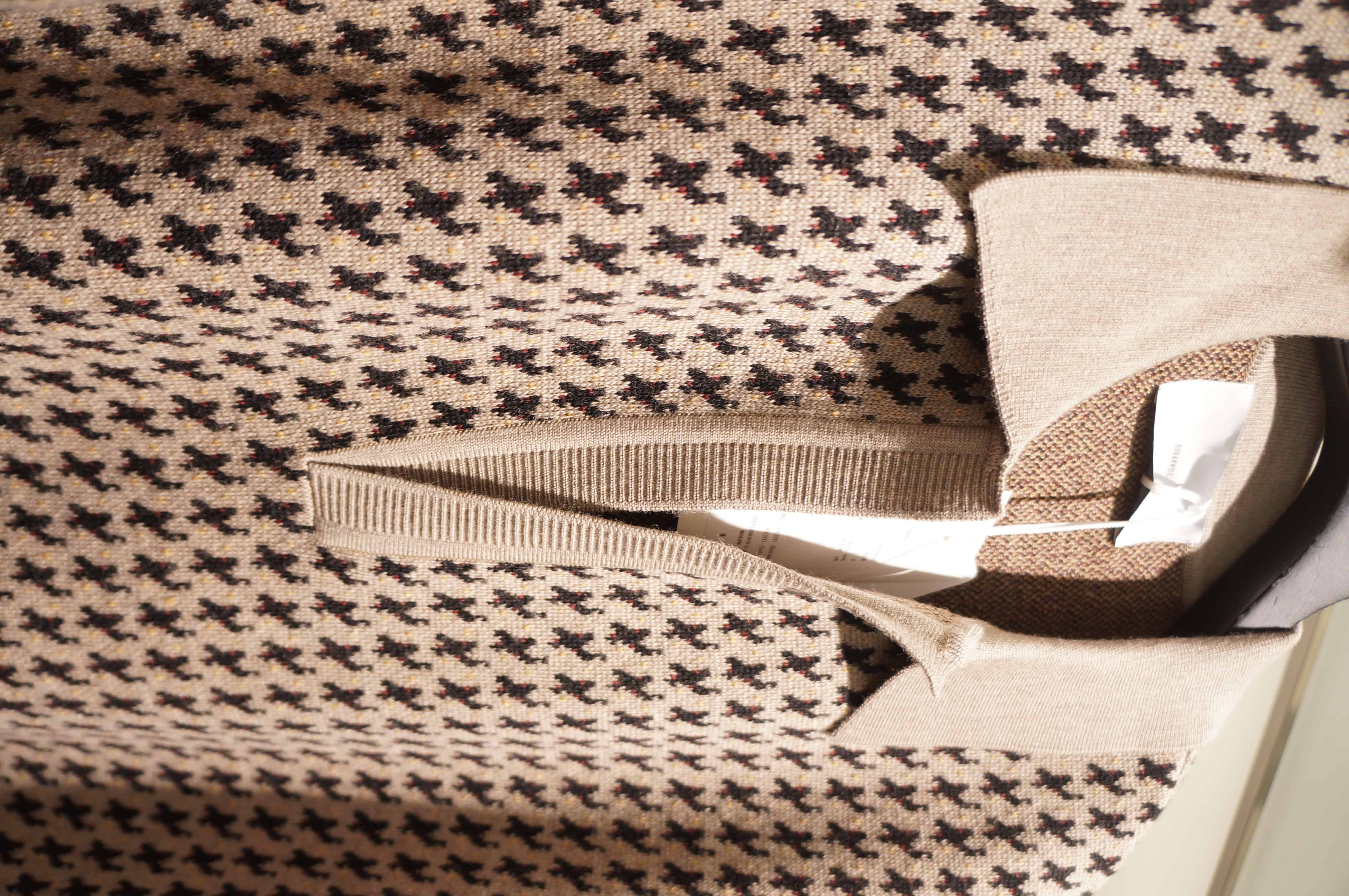 SUGARHILL 26aw "Jacquard Knit Polo" Beige Beige 1
