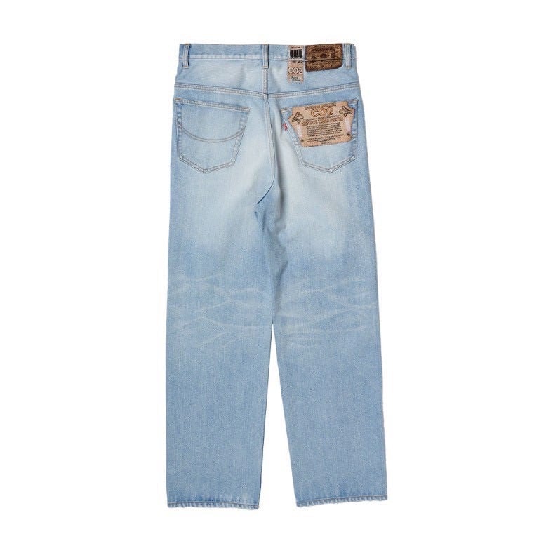 doublet 26aw "AIR YARN FADED DENIM PANTS" Indigo M