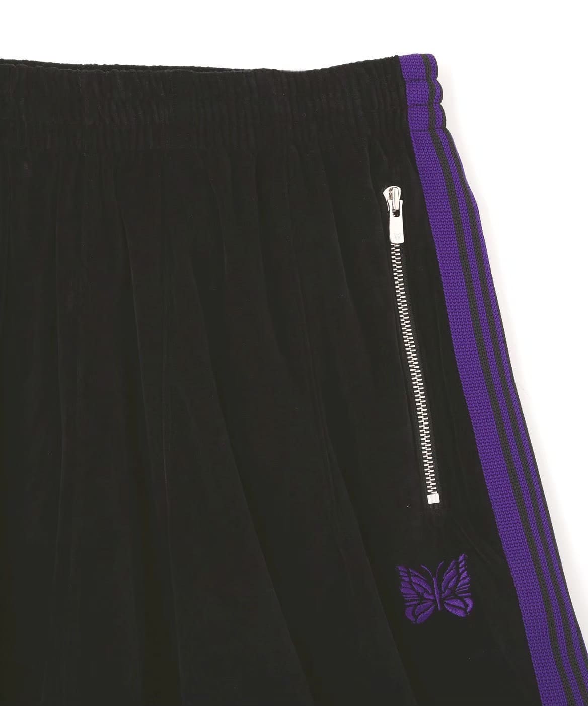 【先行予約 9月1日発売】Needles 26aw "Exclusive H.D.Track Pant-C/PE Velour" Black Black XS