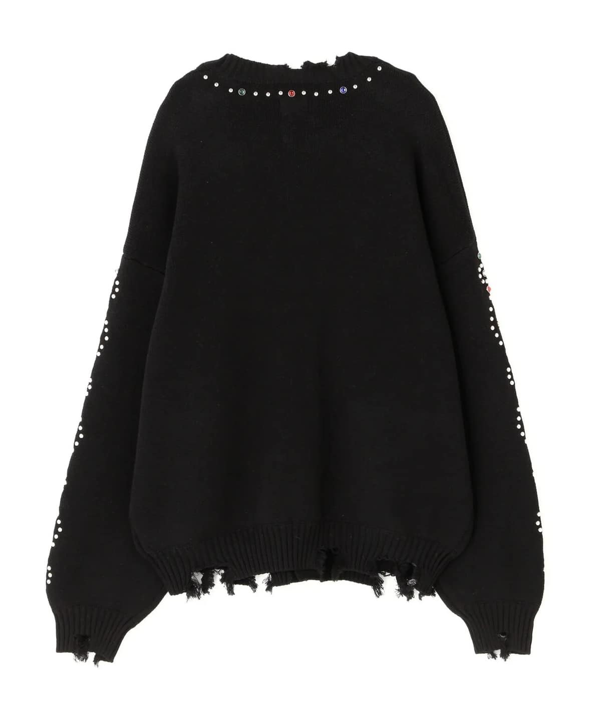 Danke Schon 26aw "Cotton WJQ Studs Cardigan" Black Black M