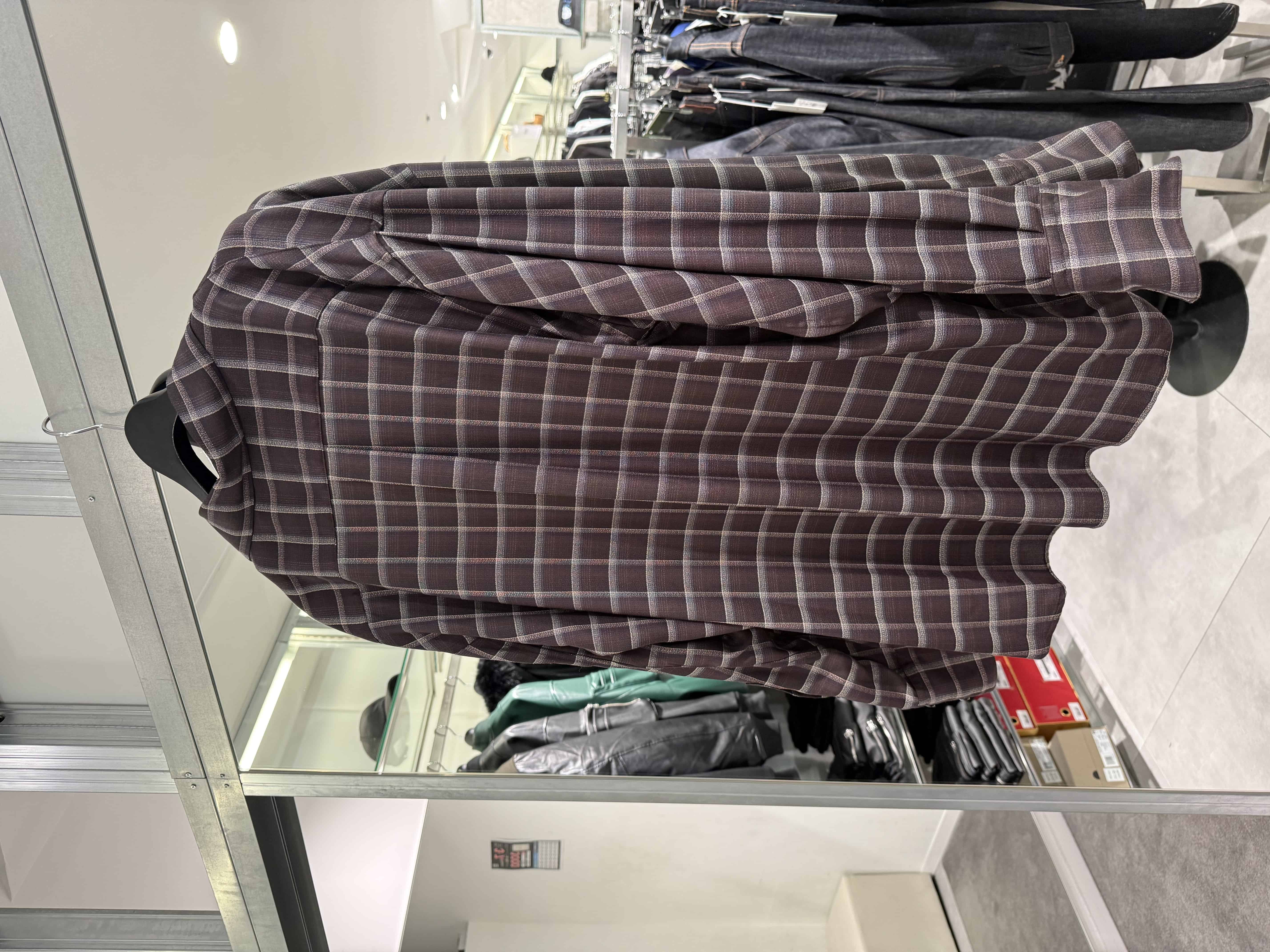 SUGARHILL 26aw "Ombre Skipper Shirt" Dark Brown Dark Brown 2