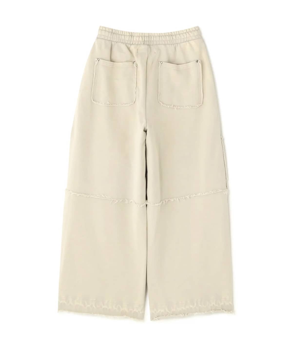 Danke Schon 26aw "Chemical Sweat Biker Pants" White White M