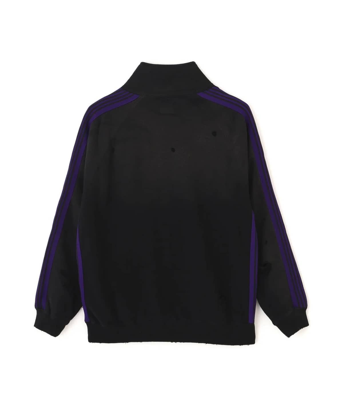 【先行予約 10月3日発売】Needles 26aw "Exclusive H.D.Track Jacket - Cotton Jersey Damage" Black Black S