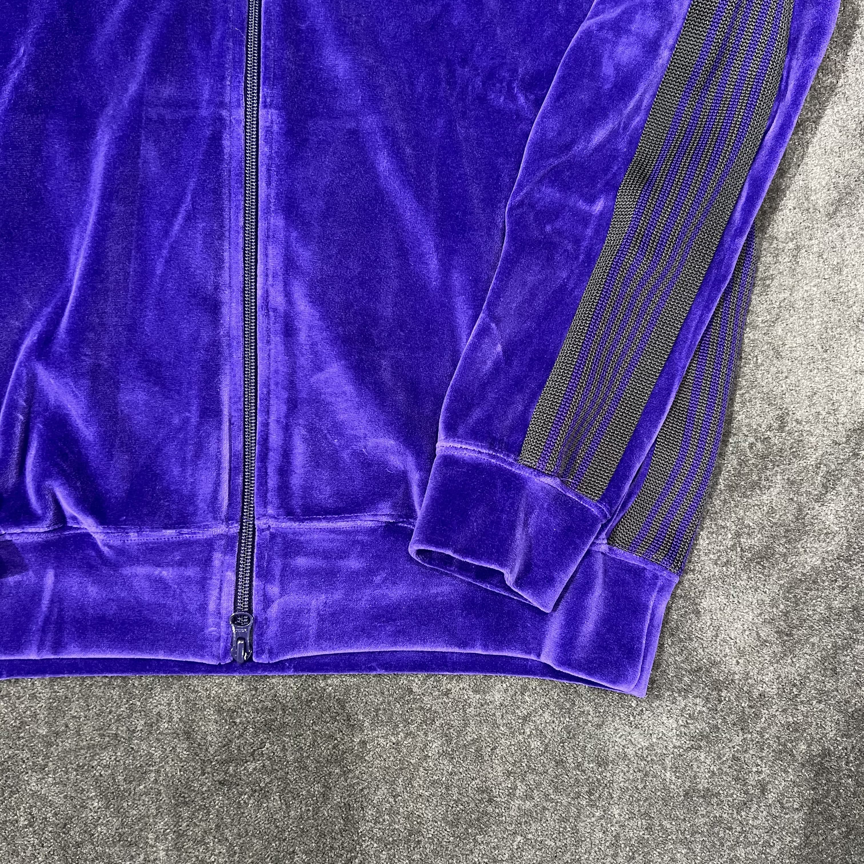 Needles R.C. TRACK JACKET - C/PE VELOUR(M PURPLE)｜ L.H.P｜池袋