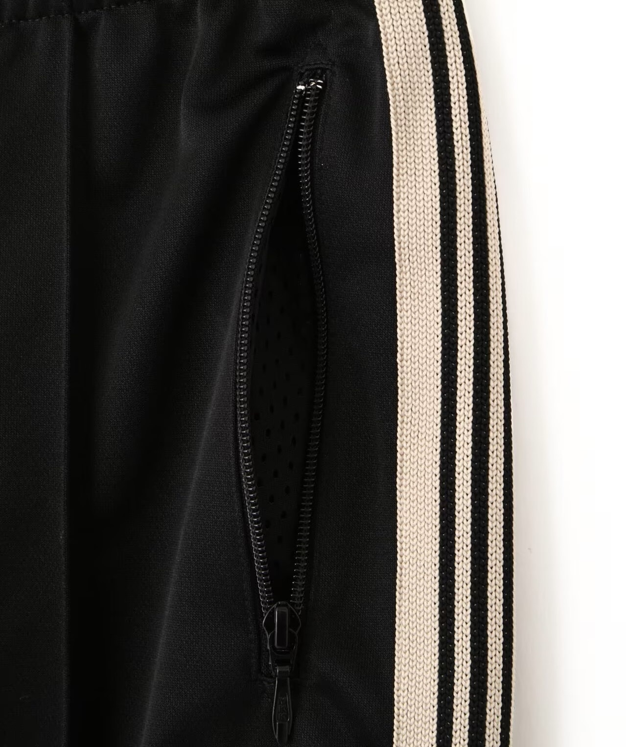 Needles EXCLUSIVE TRACK PANT - POLY SMOOTH NARROW(XS BLACK×GOLD ...