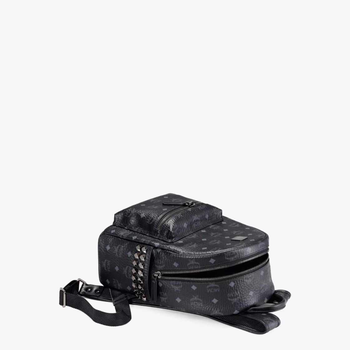 MCM Stark Side Studs Backpack Small Black Small