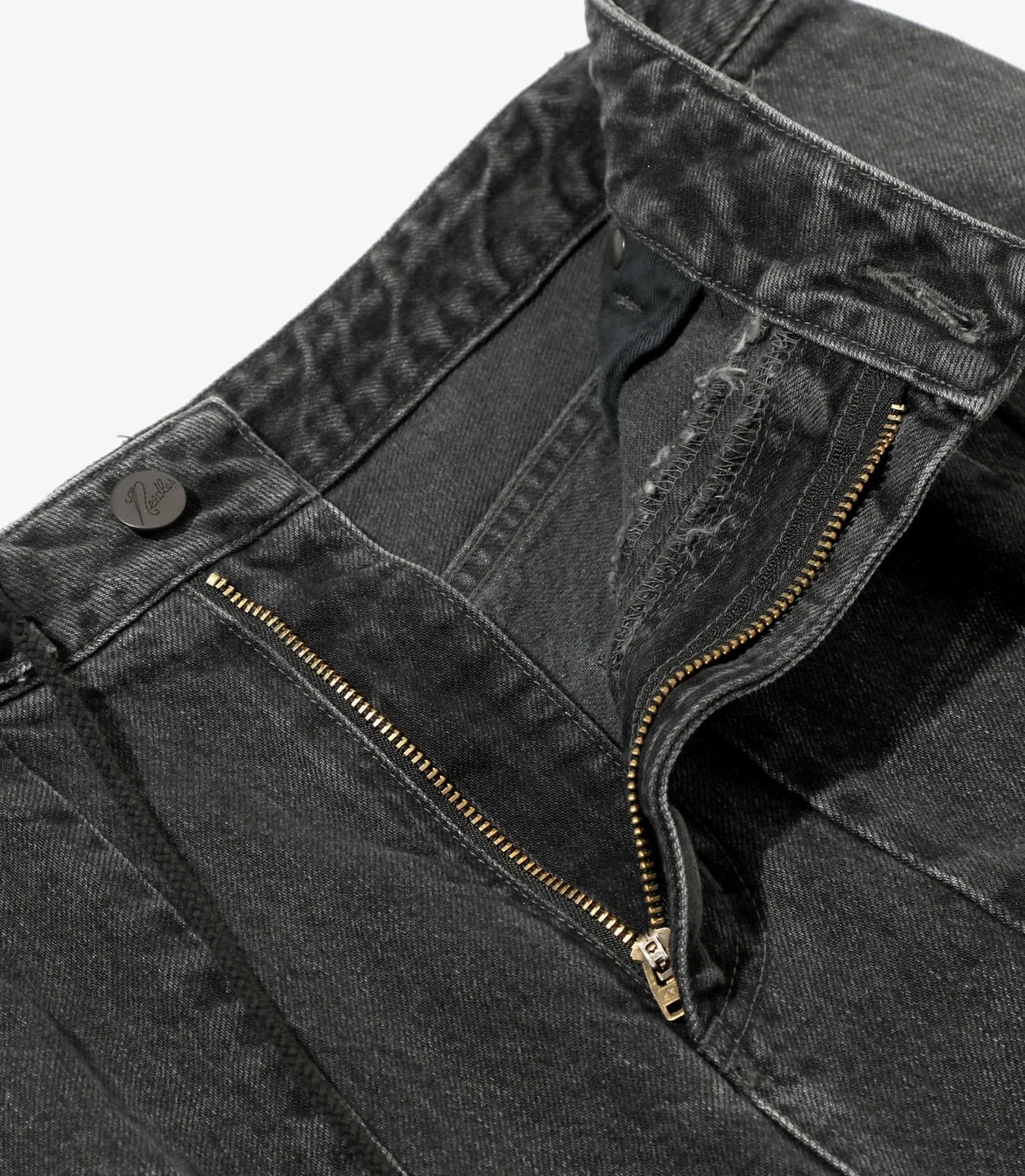 Needles 25ss "H.D. Buggy Pant- Jean/12oz Denim" Black Black XS