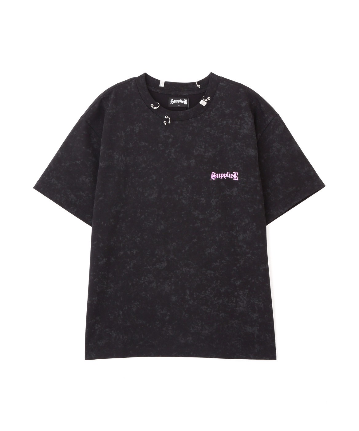 SUPPLIER 25ss "Exclusive Vintage Wash Pierced Cross Tee" Pink Pink M