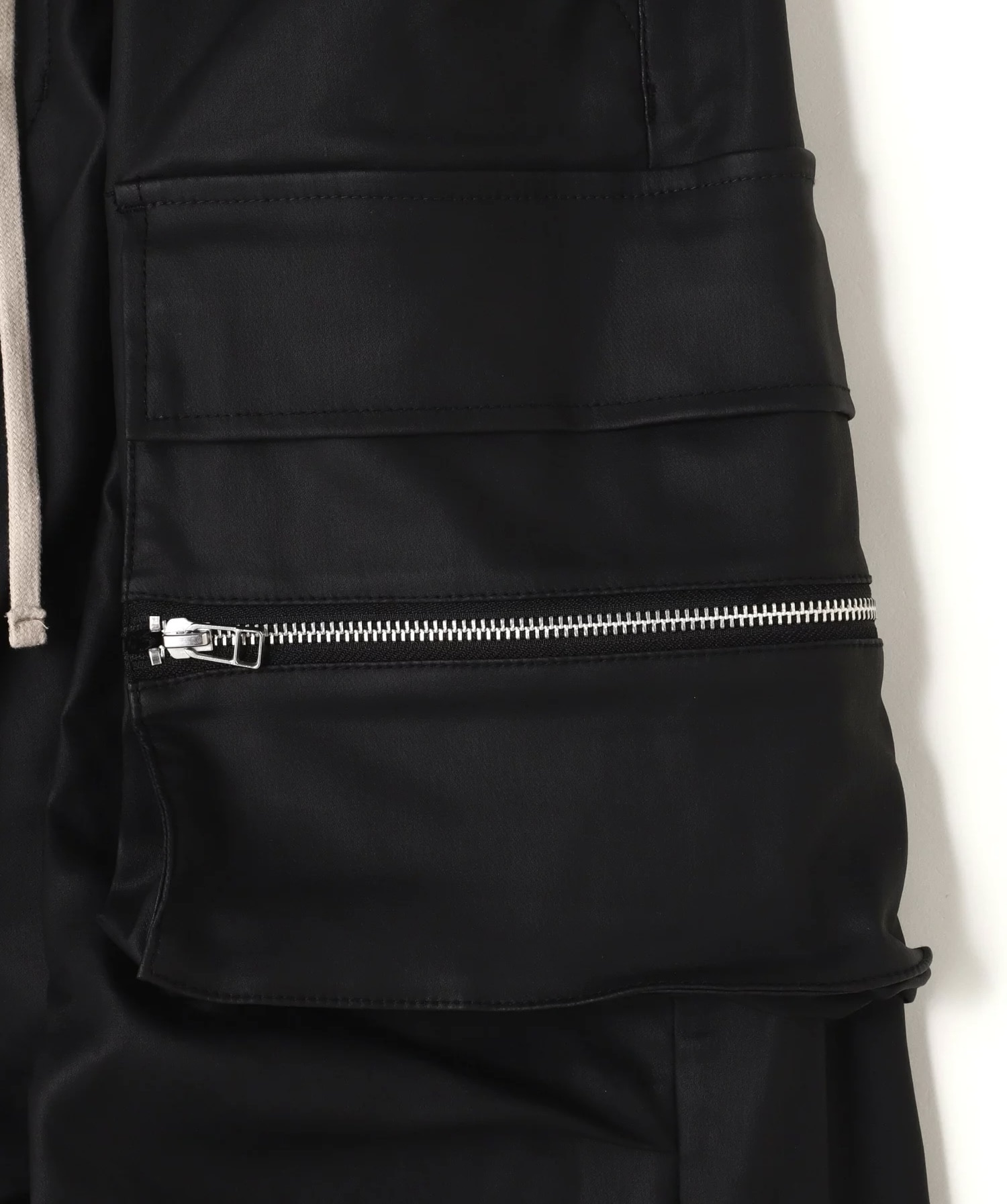 Danke Schon "Coating Wide Pocket Pants" Black 28(S)