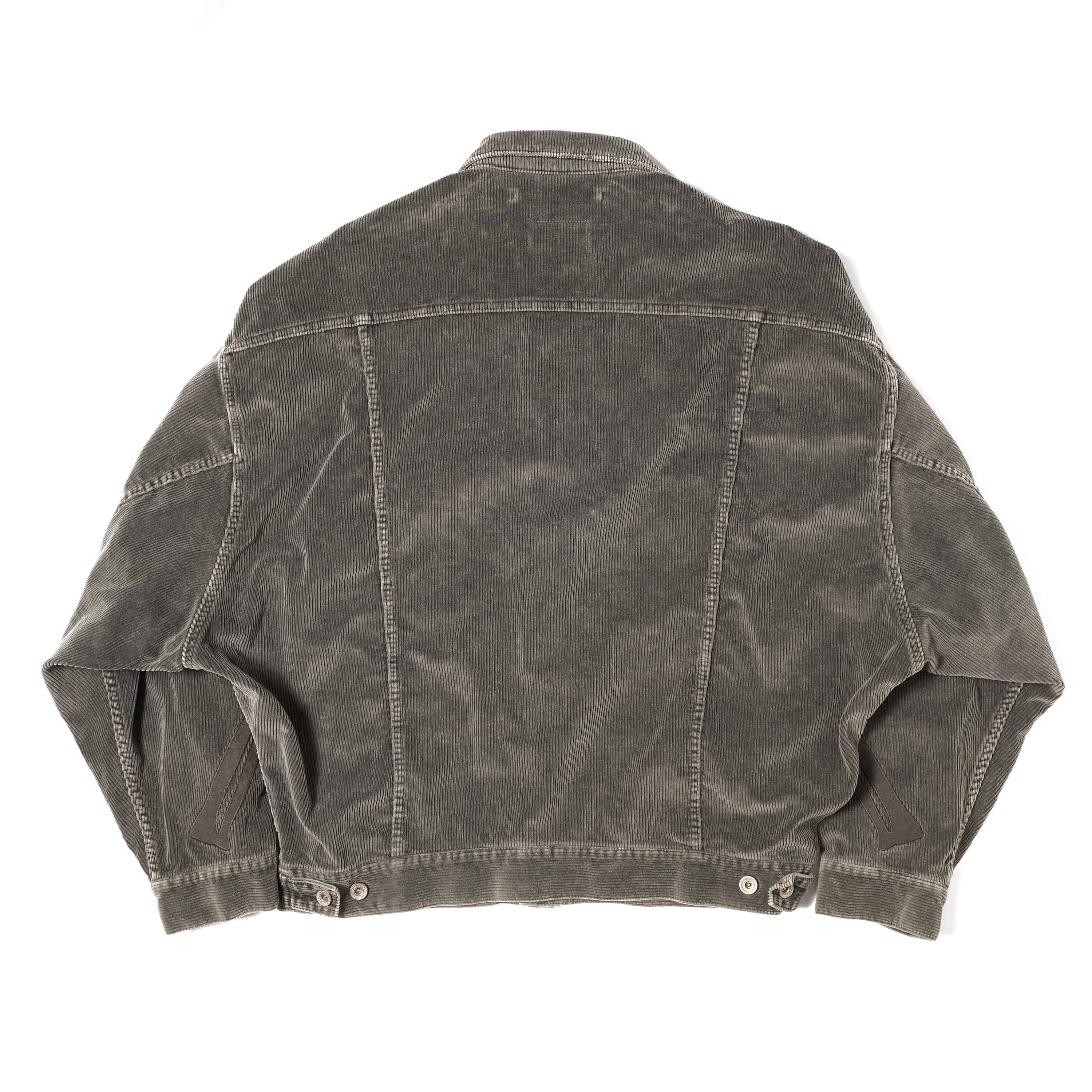 doublet 25aw "BONE APPLIQUE CORDUROY JACKET" Grey Grey M