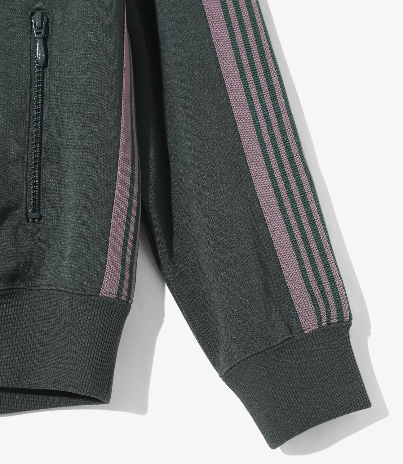 Needles 25aw "Track Jacket - Poly Smooth" Green Green S