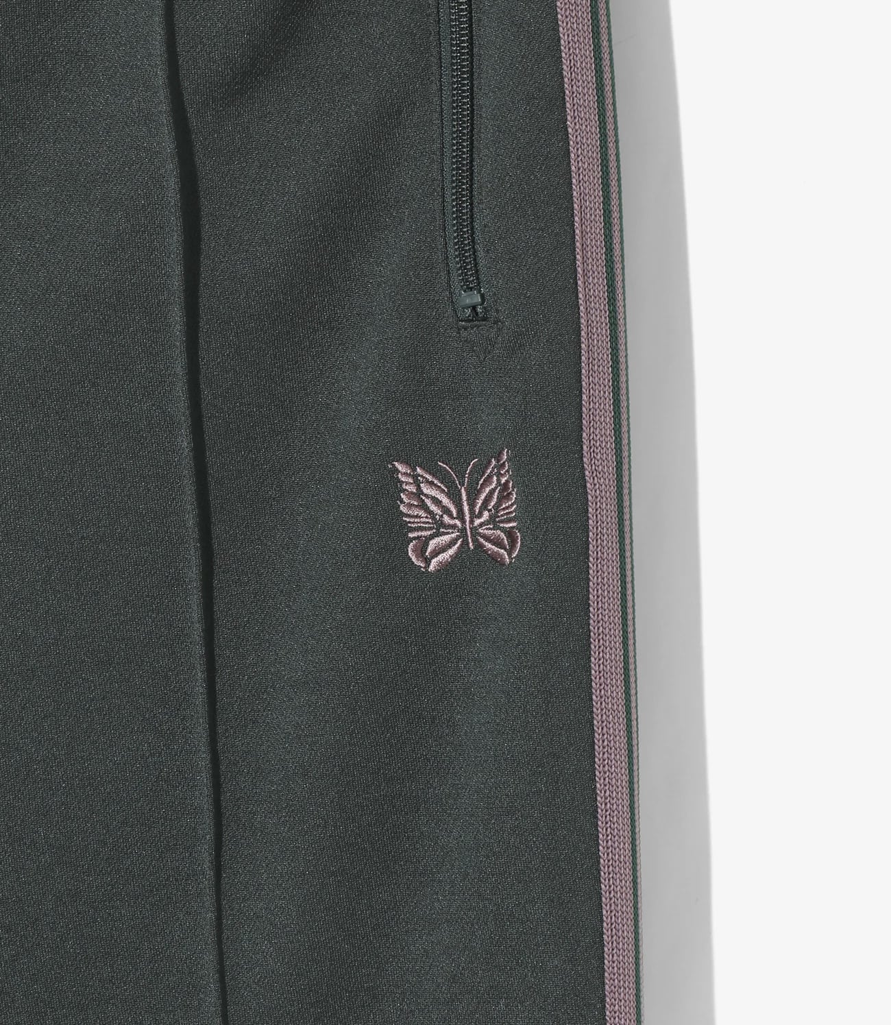 Needles 25aw "Track Pant - Poly Smooth" Green Green XS