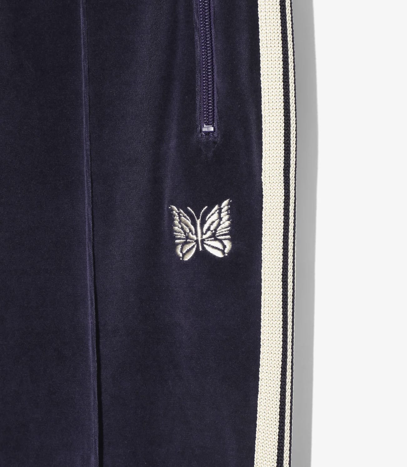 Needles 25aw "Narrow Track Pant - C/PE Velour" Navy Navy XS