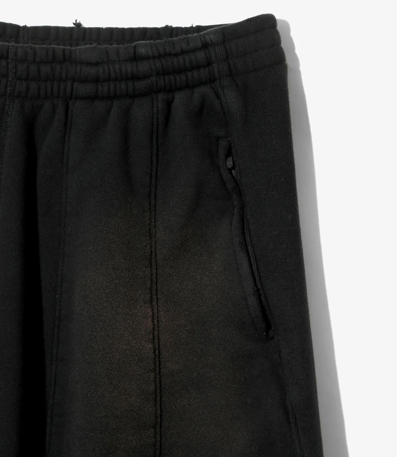 Needles 25aw "Deconstructed H.D. Sweat Pants - Cotton French Terry" Black Black XS