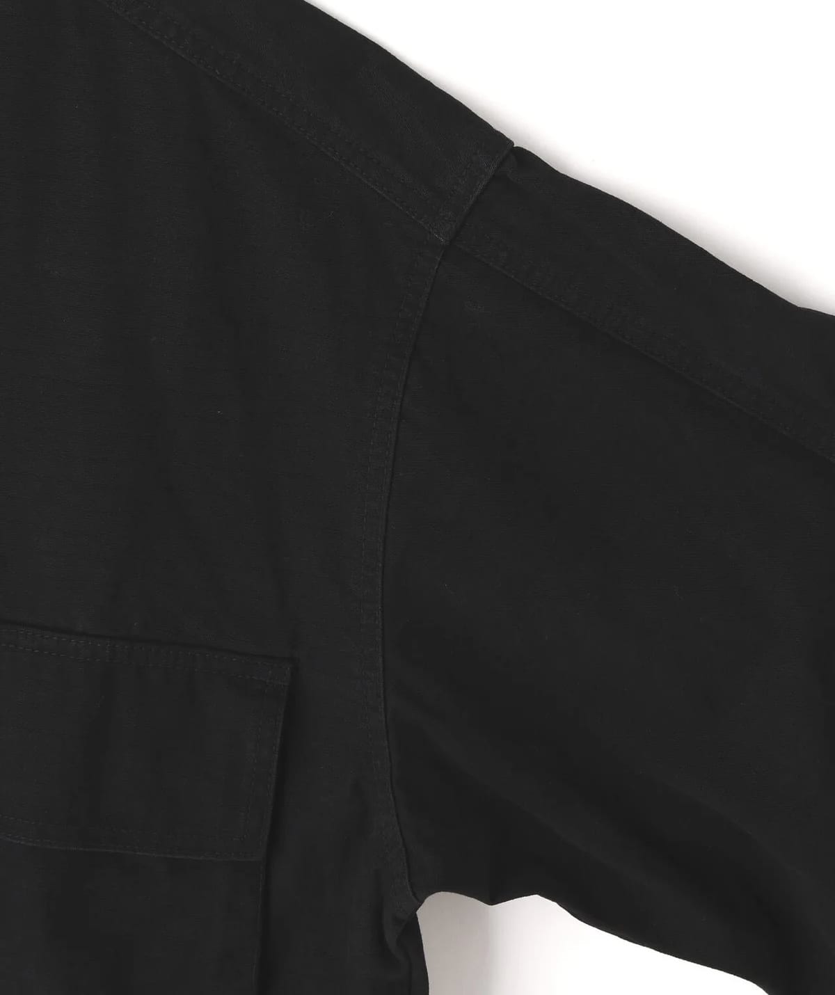 Danke Schon 25aw "Ripstop Cargo Shirt" Black Black S