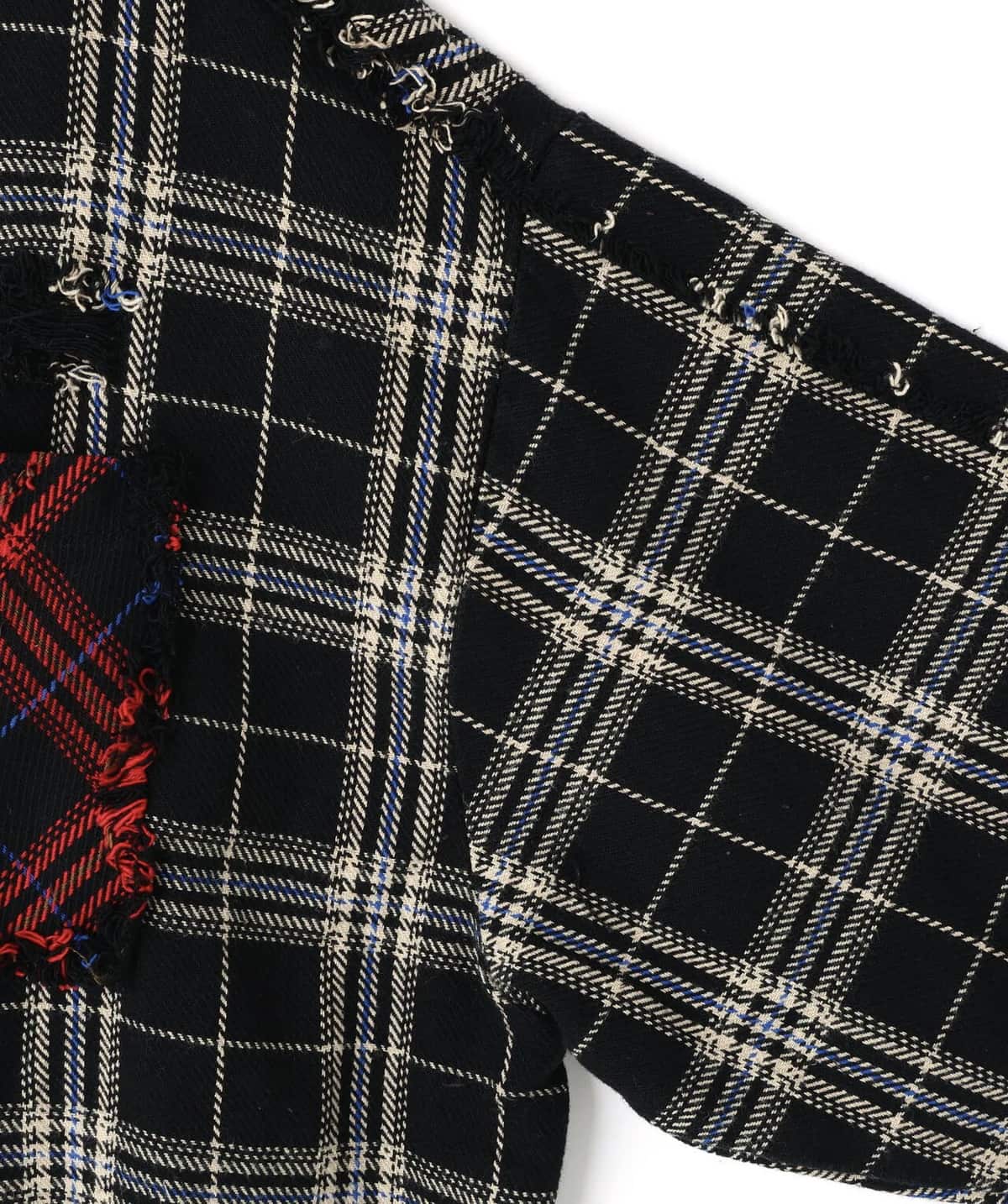 Danke Schon 25aw "Flannel Shirts" Black Black M