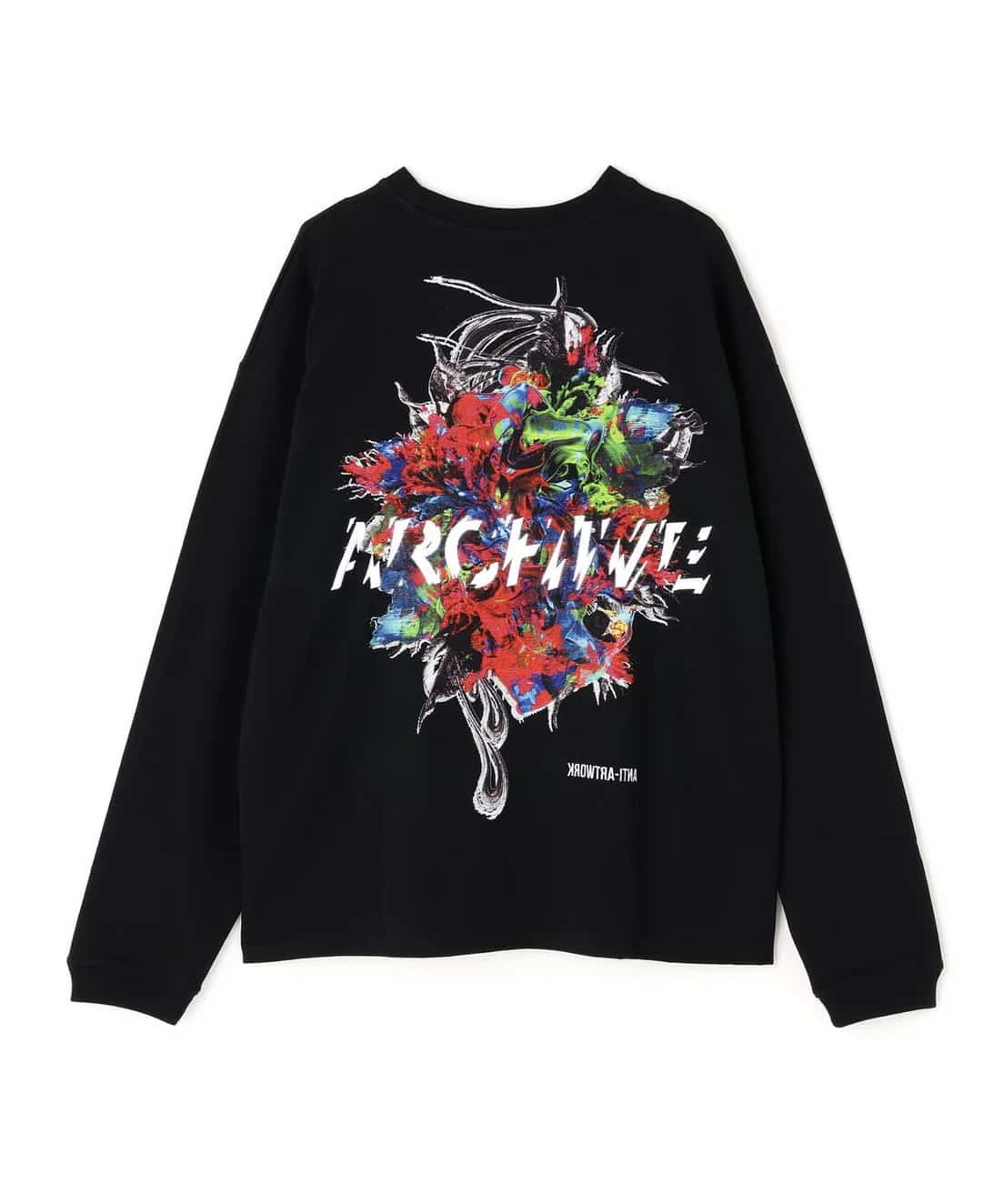 A4A 25aw "LS TEE FLOWER" Black Black S
