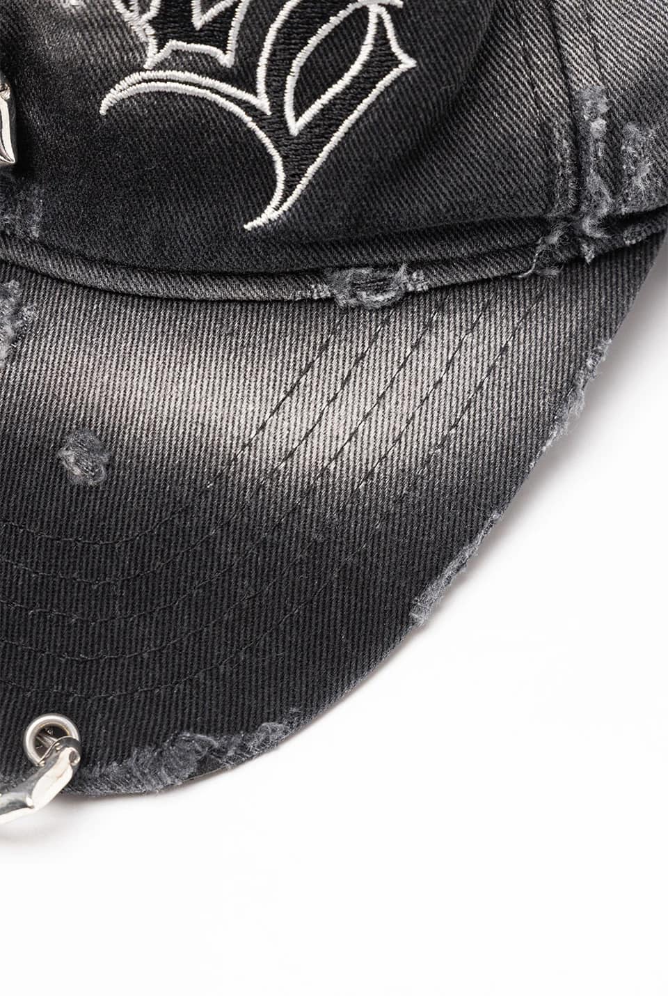 SUPPLIER 25aw "Pierced Logo 6 Panel Cap" Black Free