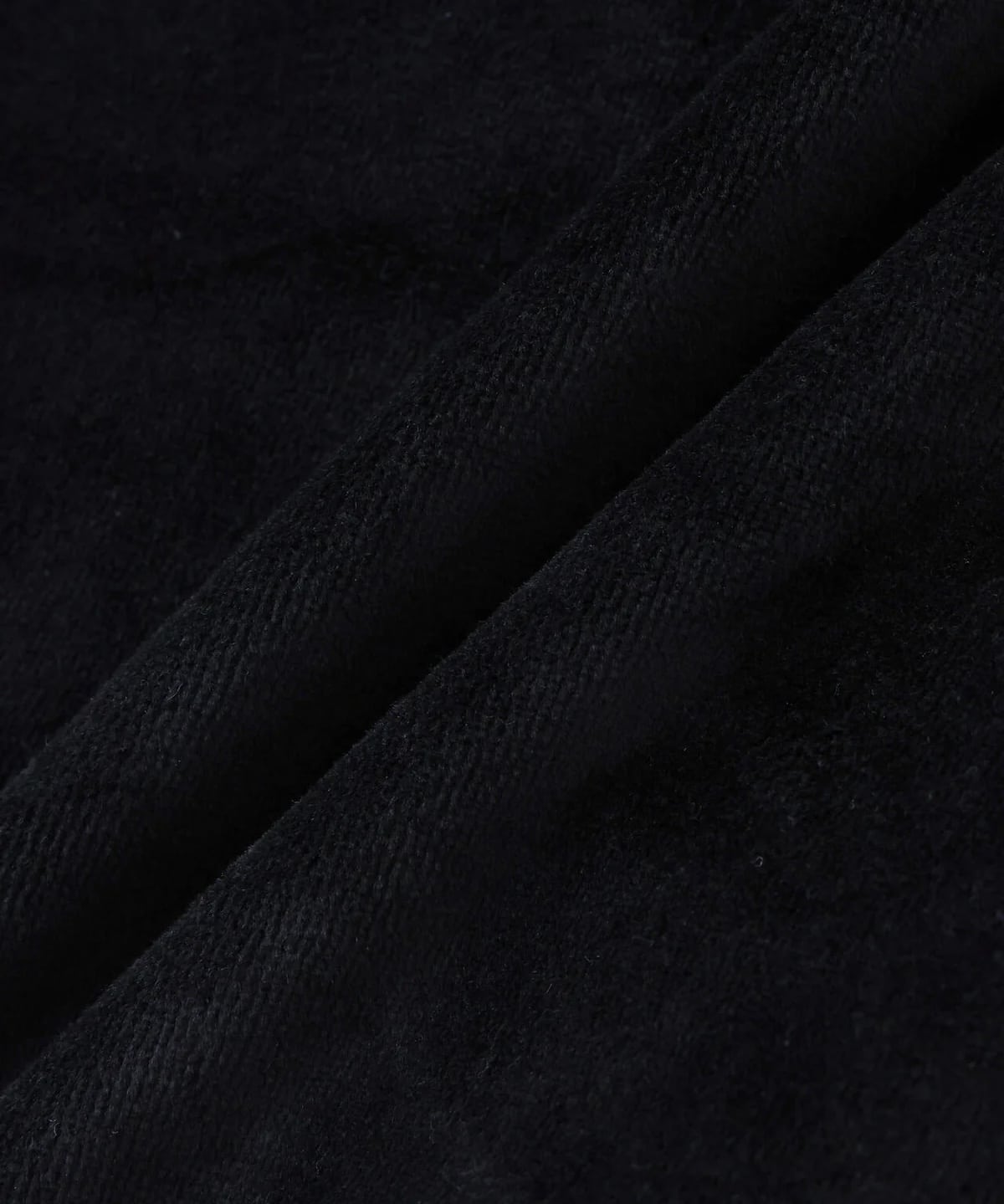 Danke Schon 25aw "W-Face Velour Pull Hoody" Black Black S